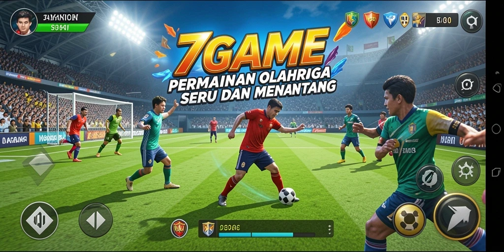 Tampilan gameplay menarik dari 7GAME yang membuat ketagihan.