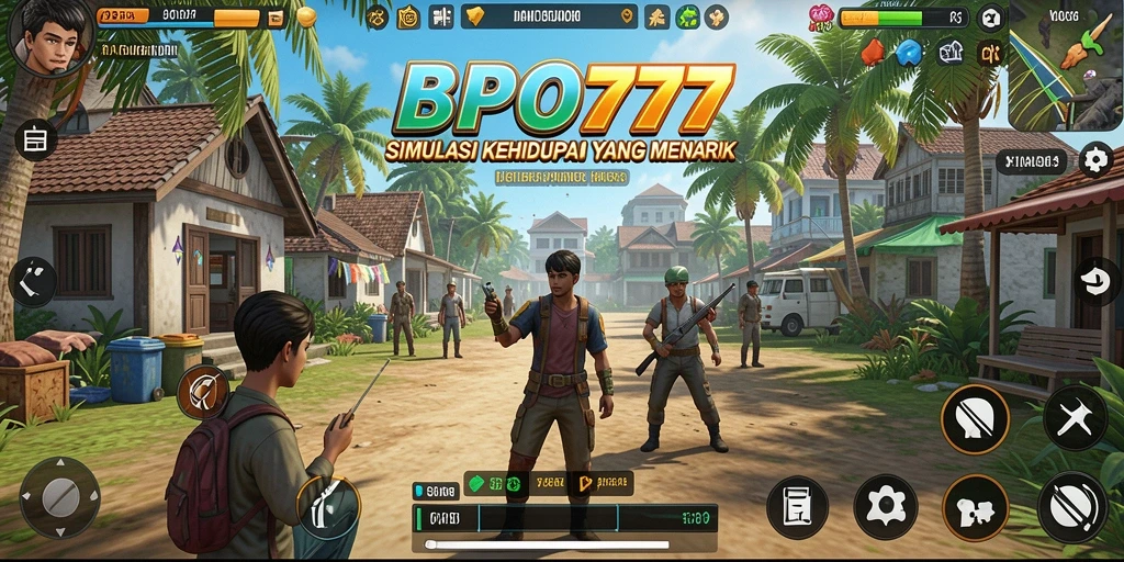Tangkapan layar BPO777 menampilkan aksi gameplay simulasi yang mendalam.