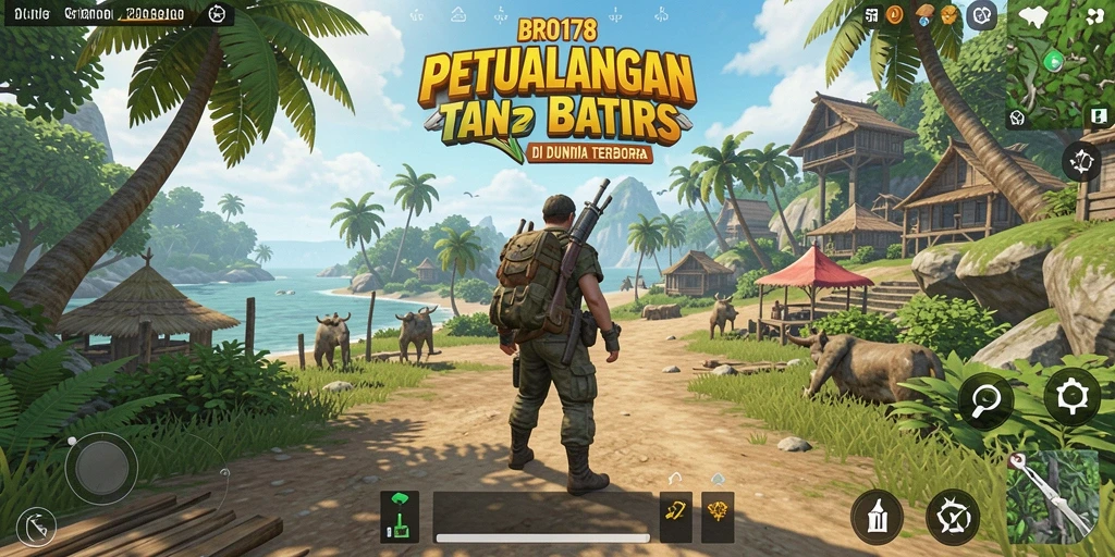 Tampilan luar biasa dari gameplay Open World BRO178.