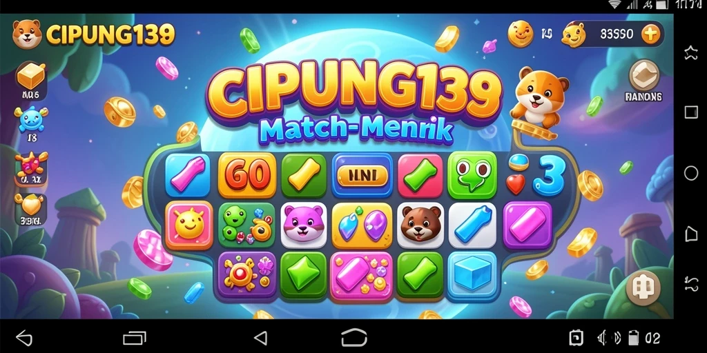 Tampilan gameplay seru dari CIPUNG138 dengan suasana penuh warna.