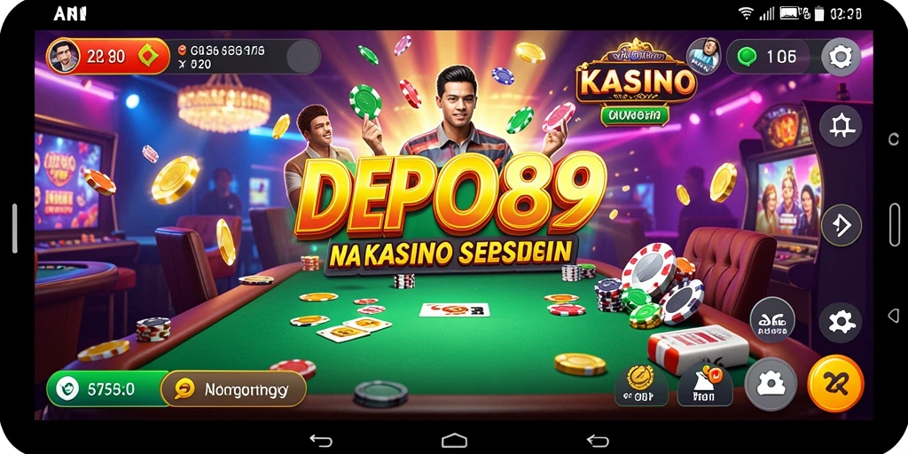 Tampilan menarik permainan Kasino DEPO89 yang memikat.