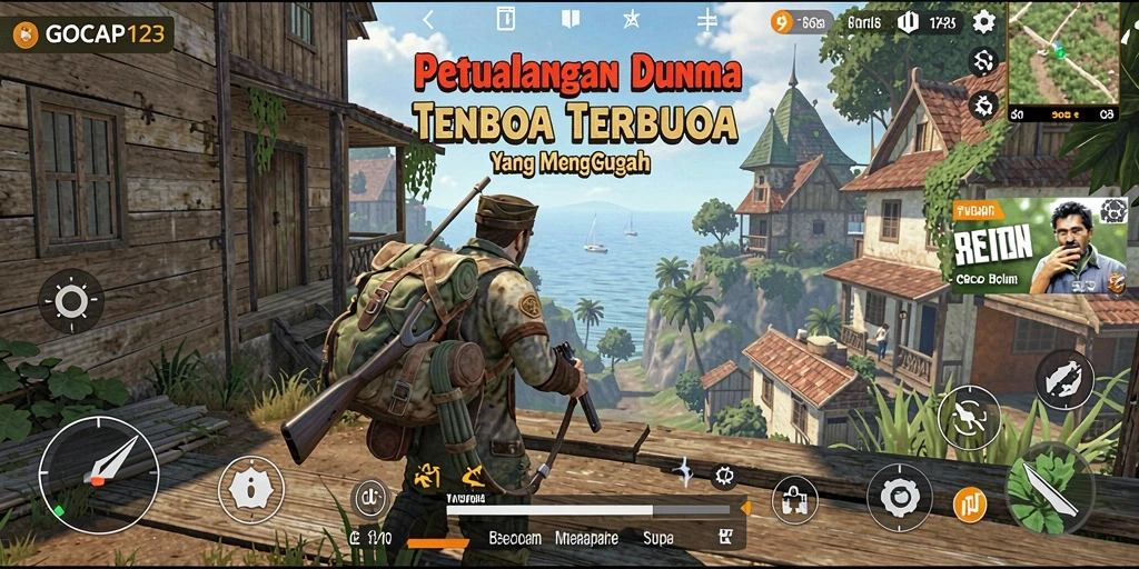 Screeshot GOCAP123 menunjukkan gameplay Open World yang menarik dan mendebarkan.