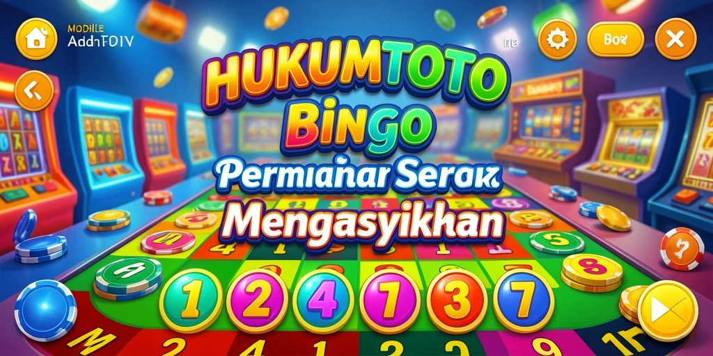 Tampilan gameplay seru HUKUMTOTO dengan Bingo menyenangkan.