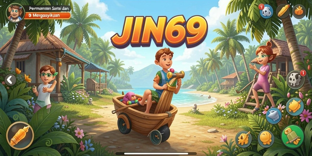 Tampilan gameplay menarik dari JIN69 dengan tantangan seru.