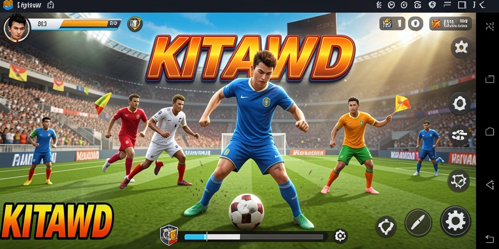 Gameplay menarik dalam permainan olahraga KITAWD.