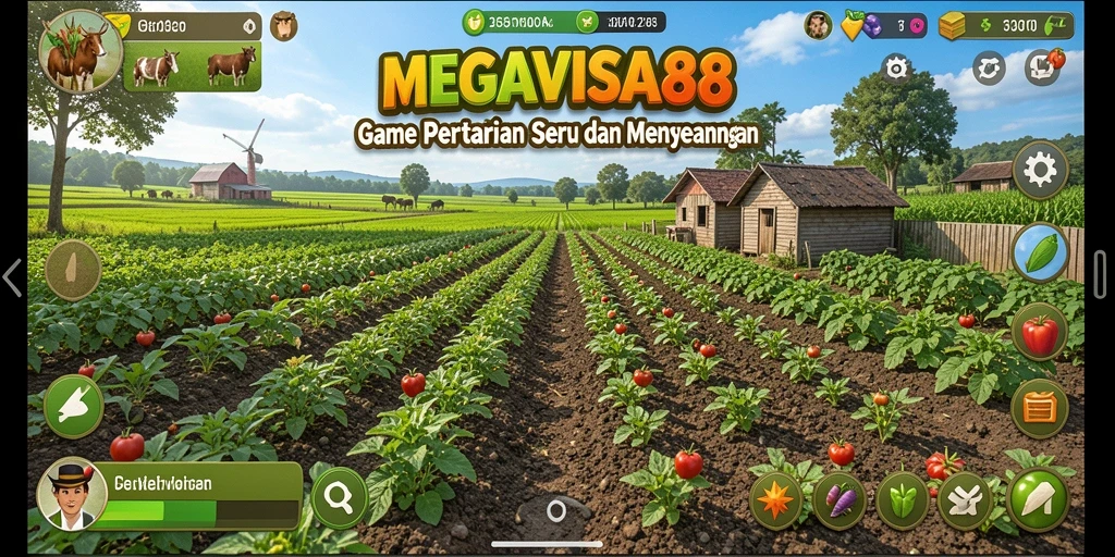 Gameplay MEGAVISA88 yang seru dan interaktif dengan pertanian.
