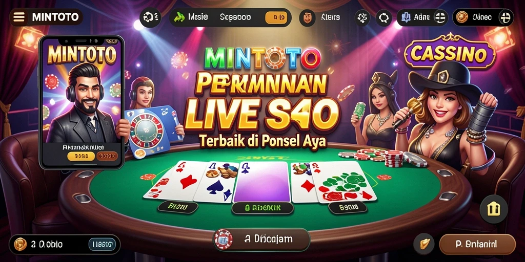 Tampilan gameplay MINTOTO yang mendebarkan di Live Casino.