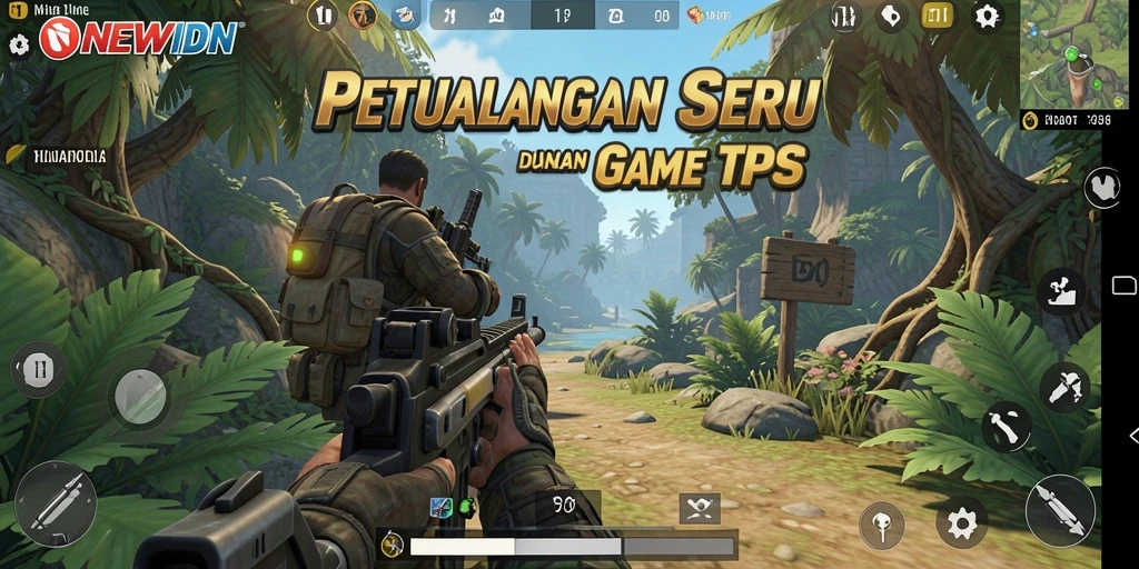 Tangkapan layar dari gameplay penuh aksi NEWIDN.