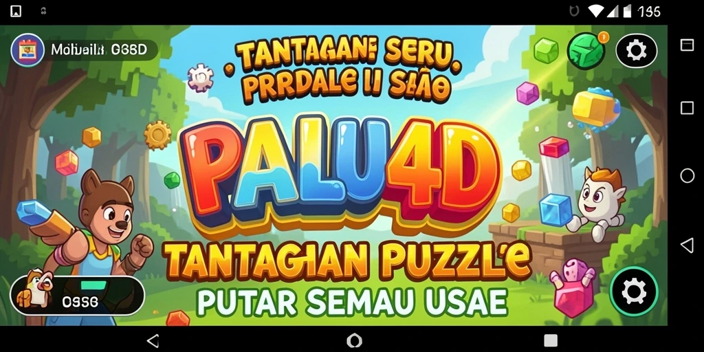 Tampilan gameplay menarik dari PALU4D yang menampilkan tantangan puzzle.