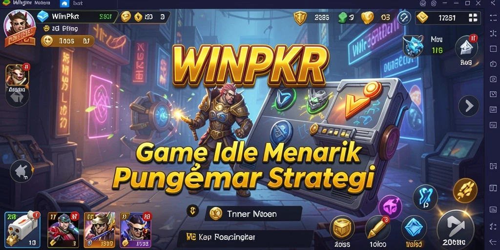 Gameplay seru dan strategis dalam WINPKR untuk pengalaman idle yang menyenangkan.